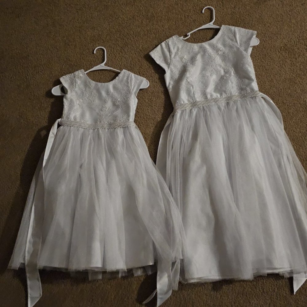 Flower girl dresses size 7 and 16